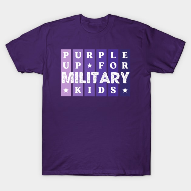 Purple Up For Military Kids T-Shirt by UrbanCult